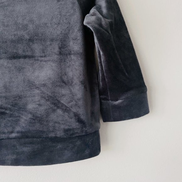 Gap sweater 3T baby girl sweater black velour crew neck sweater - Picture 8 of 10